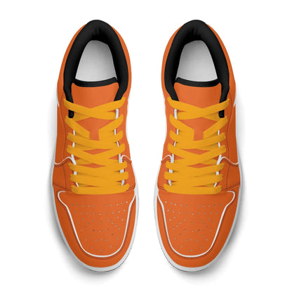orange-low-top-leder-sneaker-fur-damen-sneaker-jlr-design-96947 - JLR Design