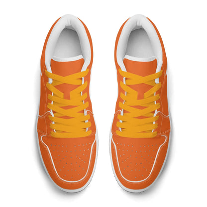 orange-low-top-leder-sneaker-fur-damen-sneaker-jlr-design-68397 - JLR Design