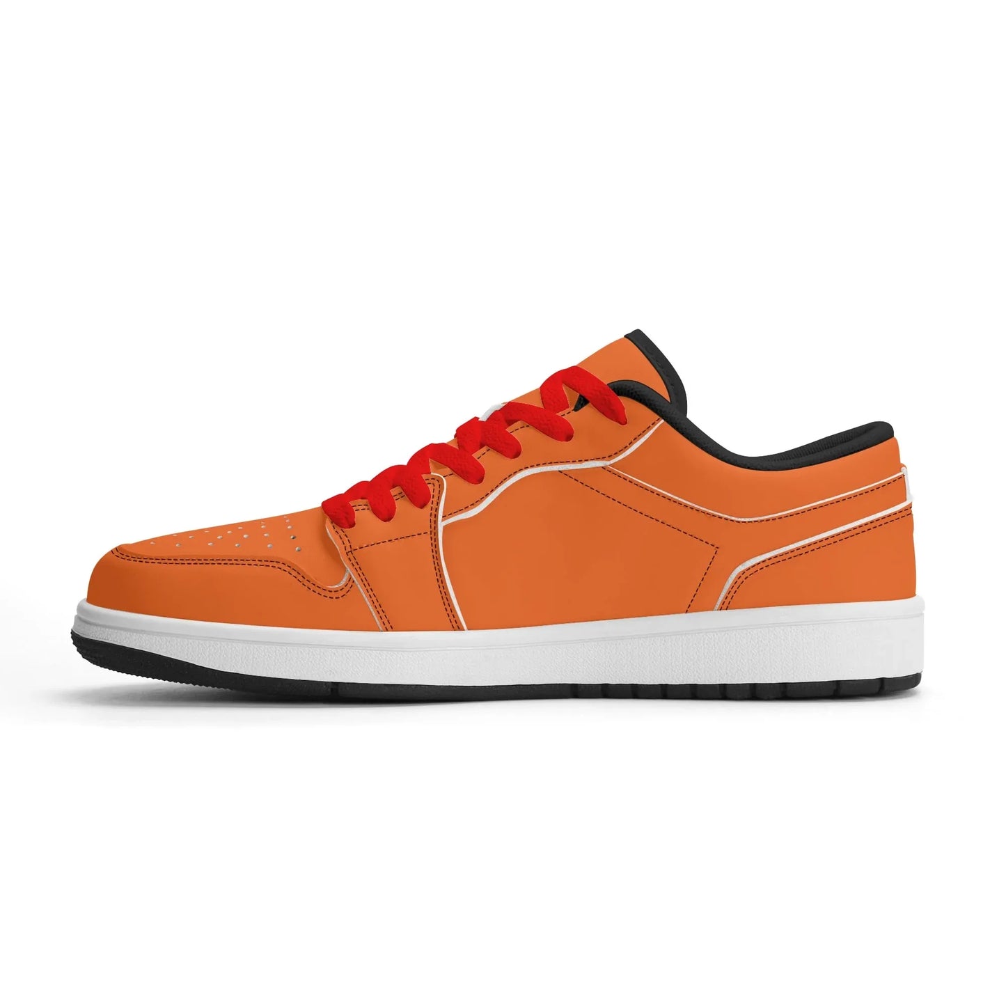 orange-low-top-leder-sneaker-fur-herren-sneaker-jlr-design-81476 - JLR Design