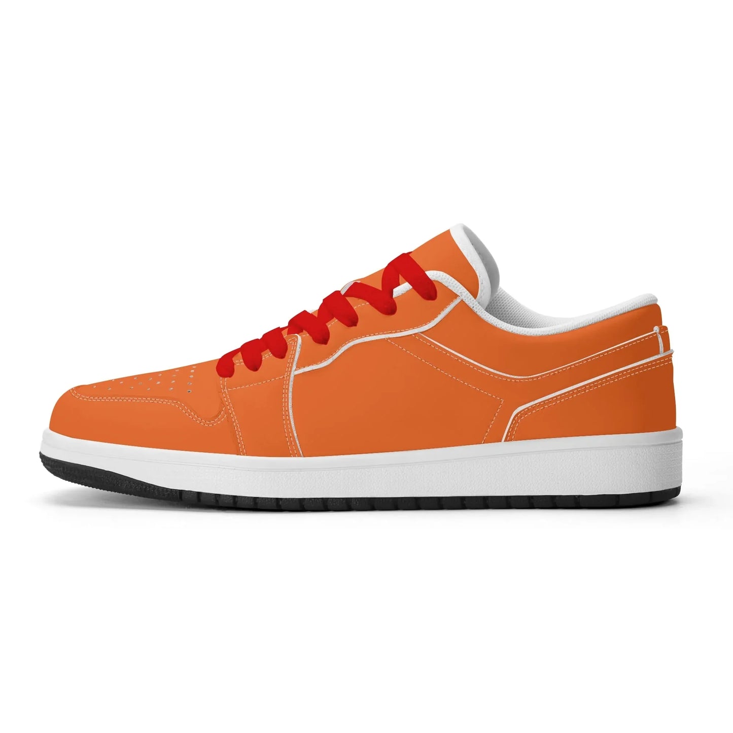 orange-low-top-leder-sneaker-fur-herren-sneaker-jlr-design-15154 - JLR Design