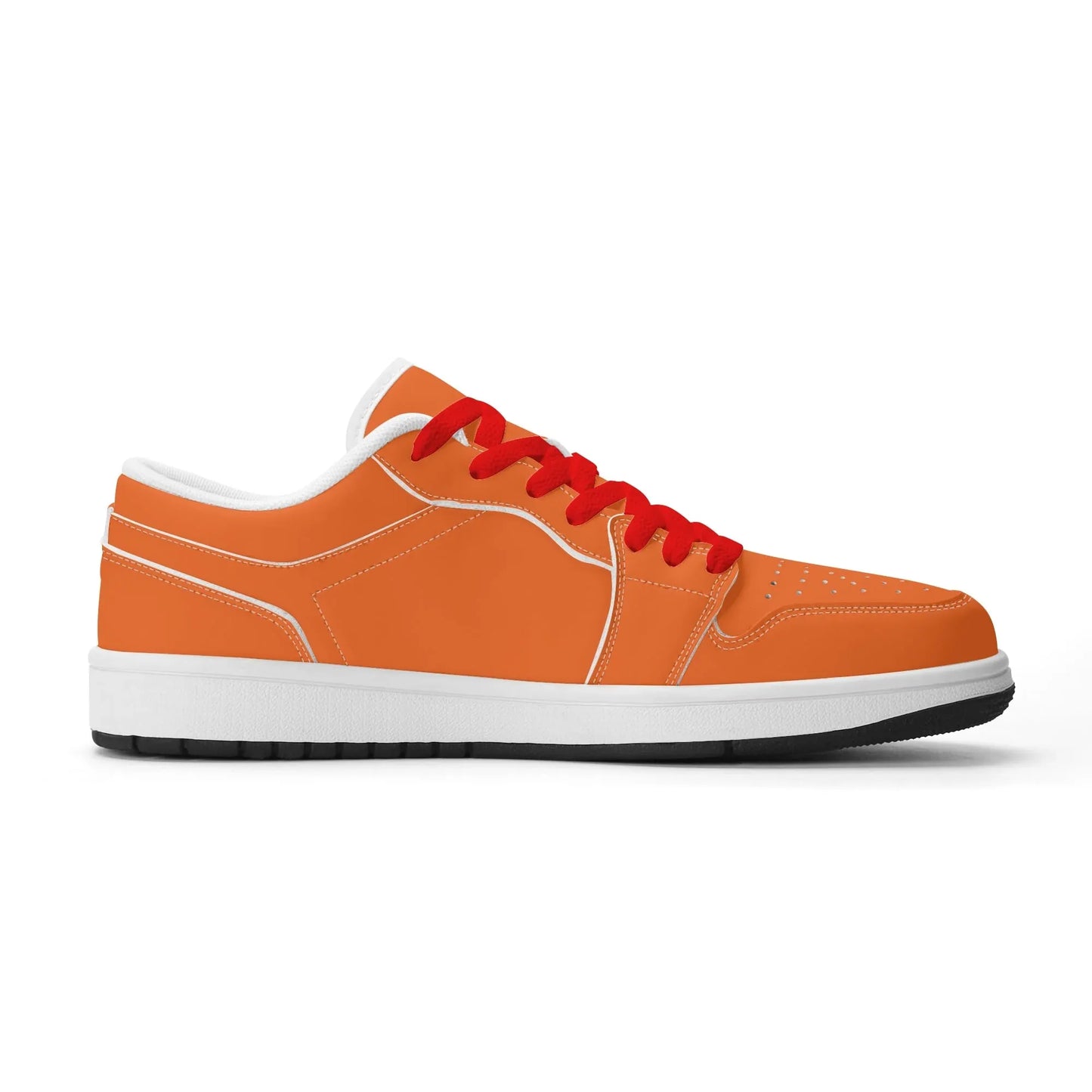 orange-low-top-leder-sneaker-fur-herren-sneaker-jlr-design-55782 - JLR Design