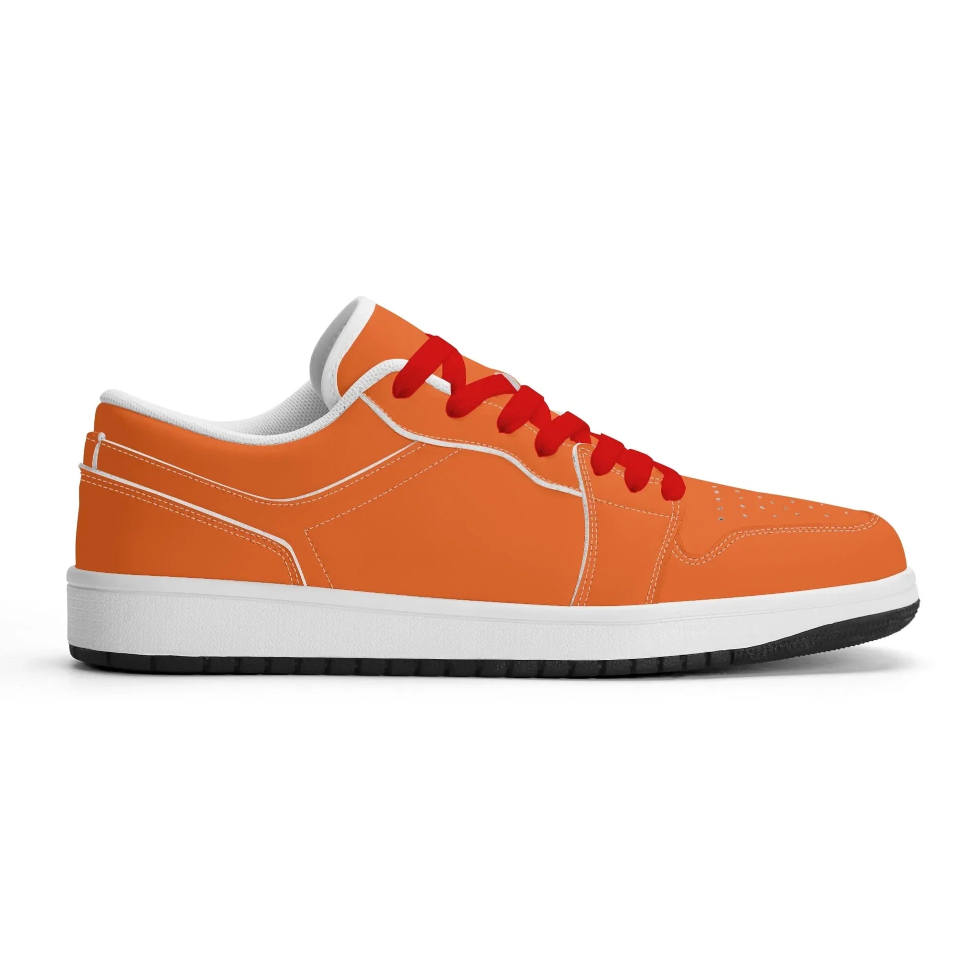 orange-low-top-leder-sneaker-fur-herren-sneaker-jlr-design-13705 - JLR Design