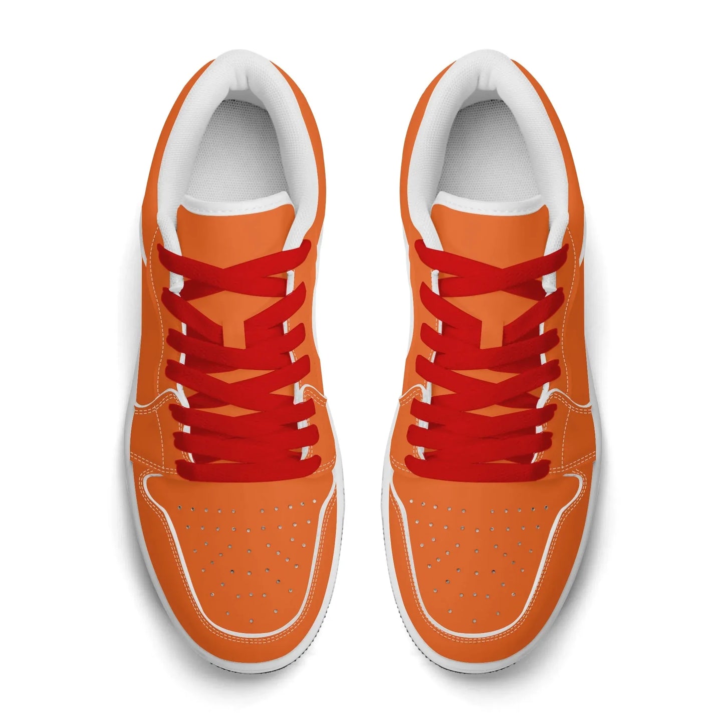 orange-low-top-leder-sneaker-fur-herren-sneaker-jlr-design-67962 - JLR Design