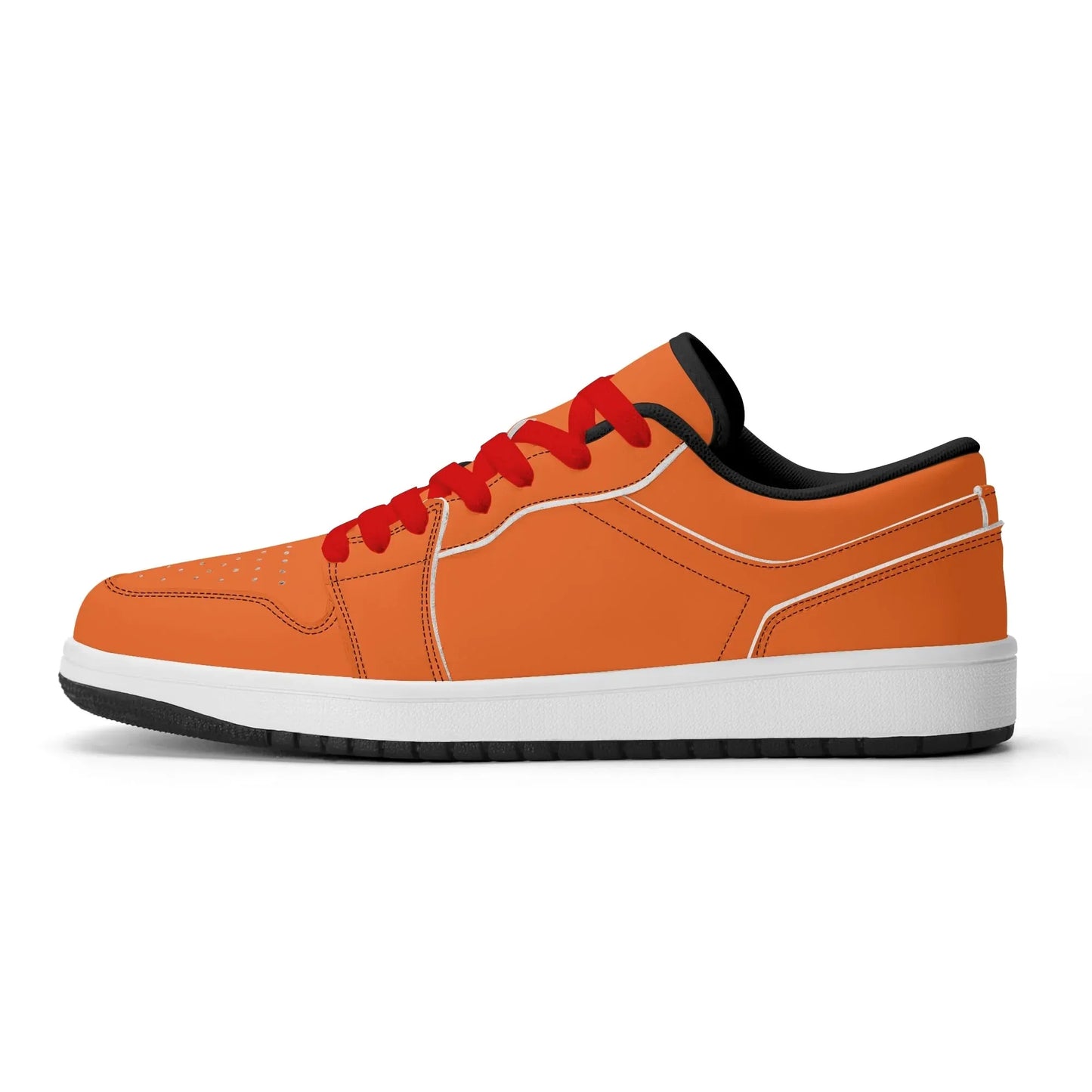 orange-low-top-leder-sneaker-fur-herren-sneaker-jlr-design-84062 - JLR Design