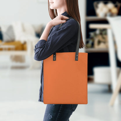 Orange PU Leder Handtasche Handtasche JLR Design