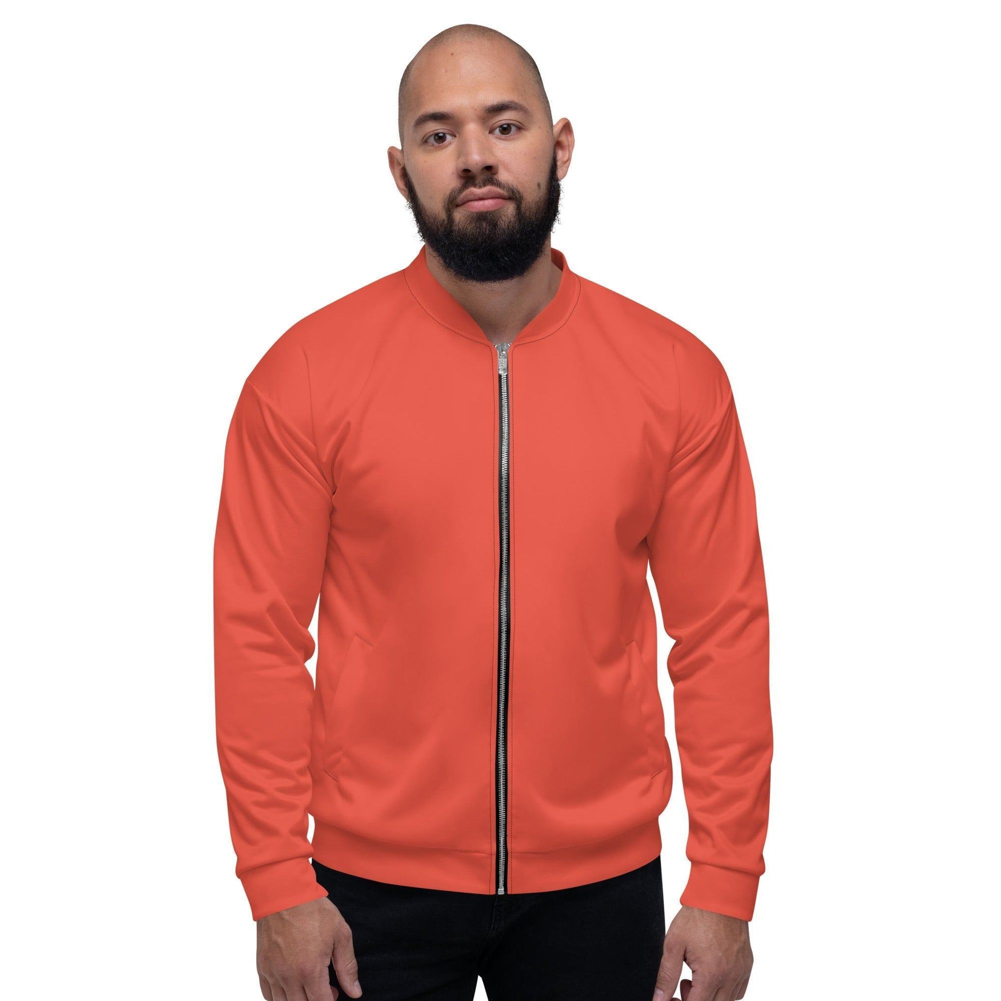 Orange Red Bomberjacke Bomberjacke 74.99 abgesetzte, Begleiter, Bomberjacke, casual, Damen, elastische, Fleece, Frau, gebürstetem, Have, Herren, Innenseite, Kleidungsstück, Mann, Must, Nackenband, Orange, Outfit, Passform, Polyester, praktisch, Red, Reißverschluss, robustes, Silbener, stilvoll, Stoff, streetwear, Taille, Taschen, Unisex, vielseitiger, YKK, Überwendlichnähte JLR Design