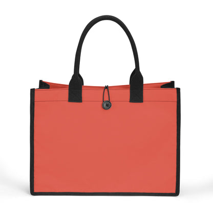 Orange Red Canvas Shopper Tasche Einkaufstasche JLR Design