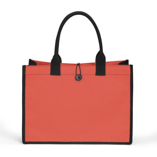 Orange Red Canvas Shopper Tasche Einkaufstasche JLR Design