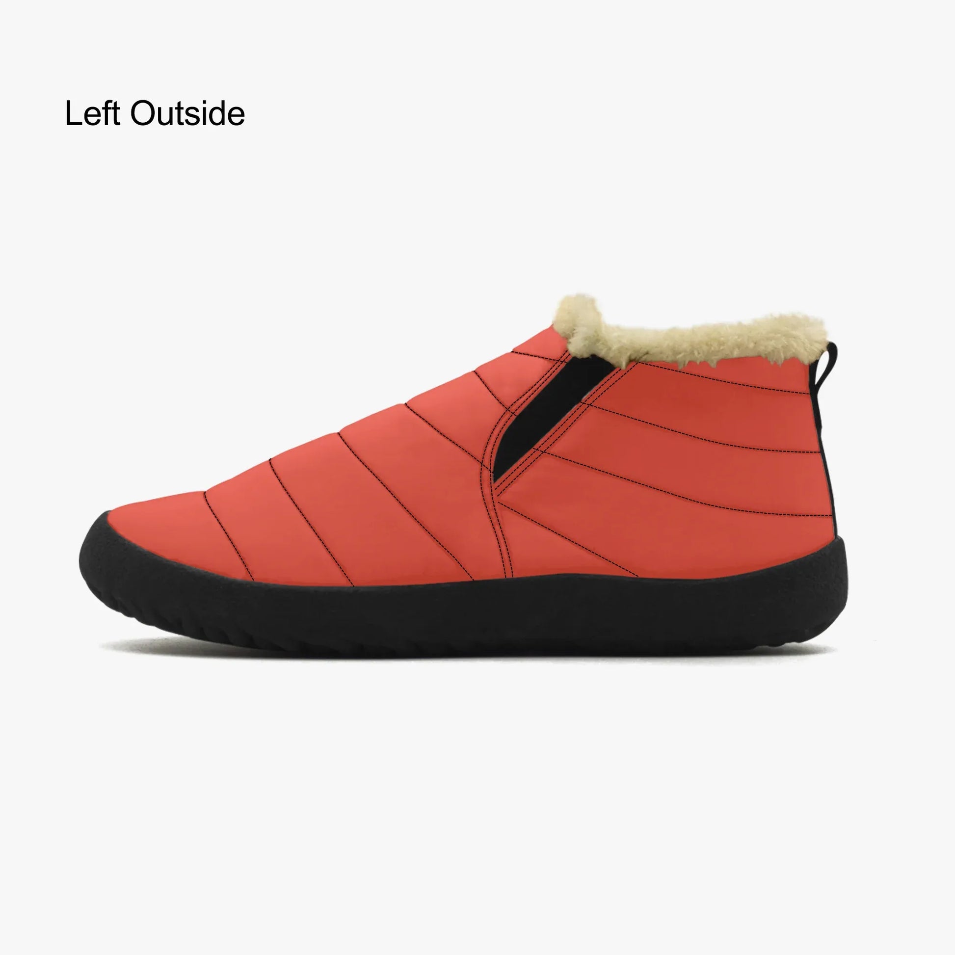 orange-red-faux-fur-slipper-boots-jlr-design-4 - JLR Design
