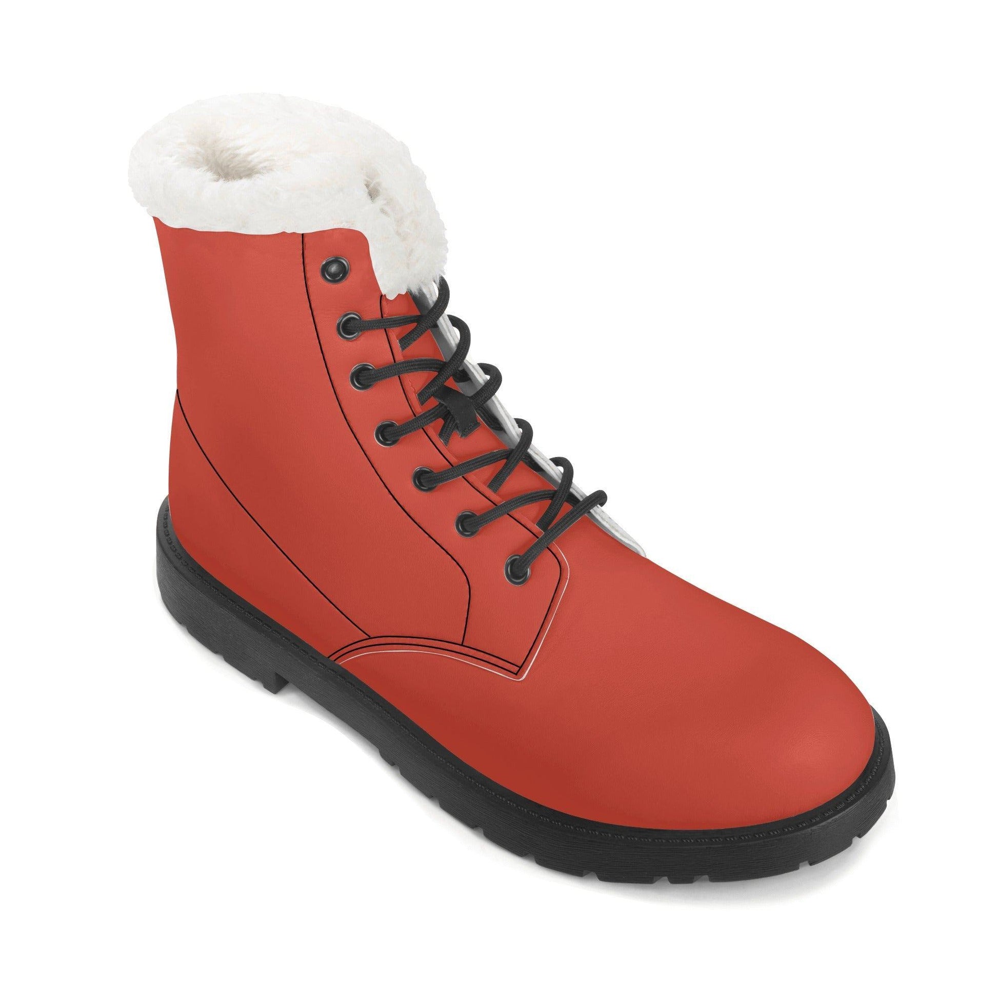 Orange Red Faux Fur Stiefel für Herren Lederstiefel 84.99 Faux, Fur, Herren, Lederstiefel, Orange, Red JLR Design