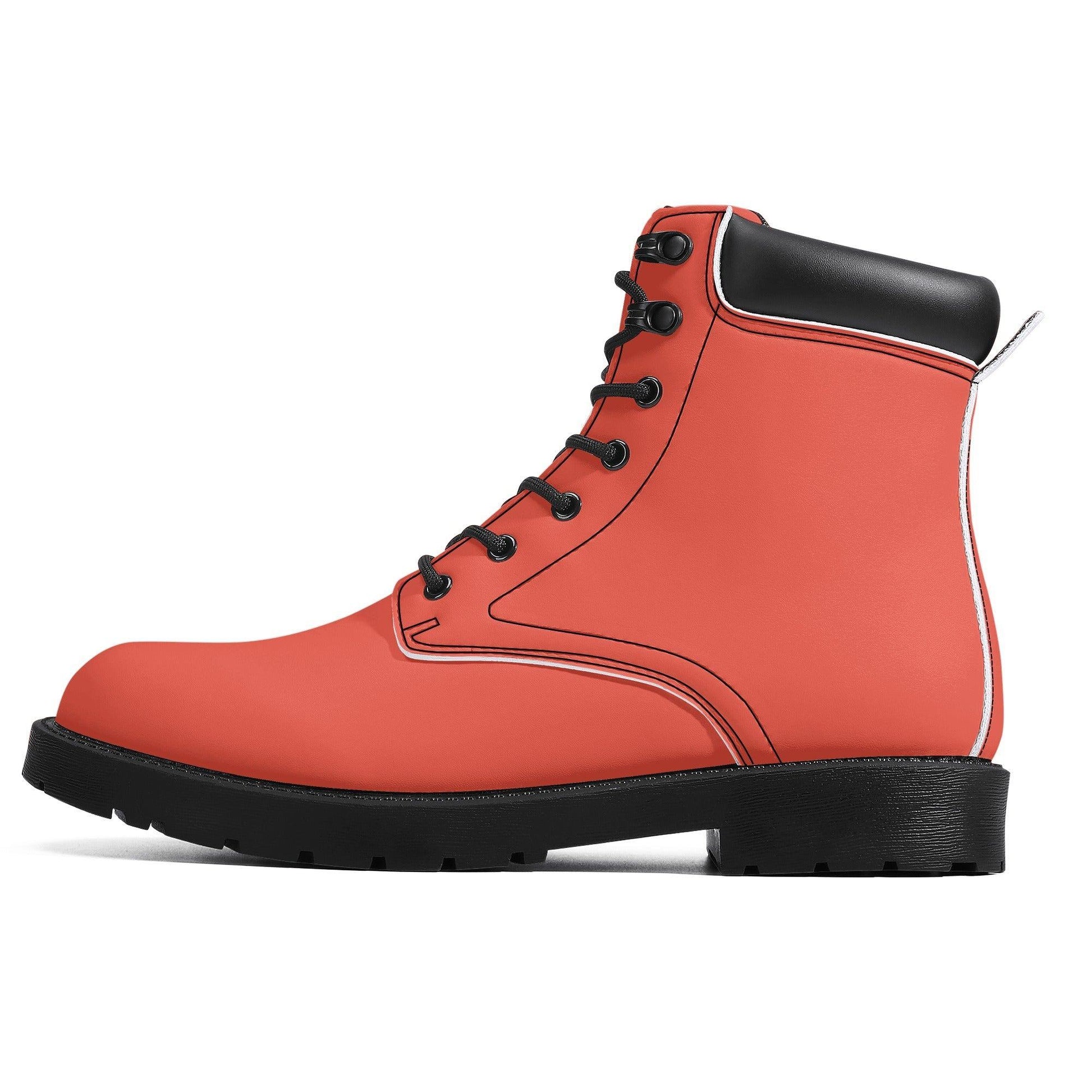 Orange Red Ganzjahres Stiefel für Damen Lederstiefel 74.99 Damen, Ganzjahres, Lederstiefel, Orange, Red JLR Design