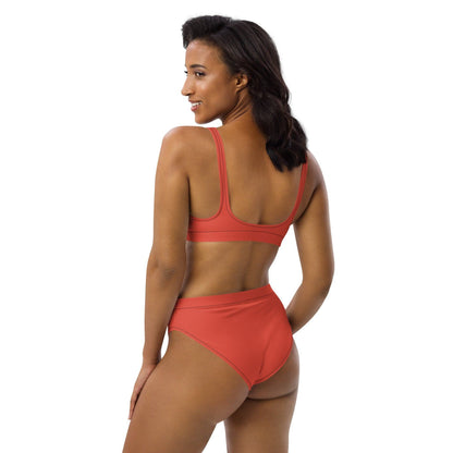 Orange Red High Waist Bikini Bikini 49.99 Bikini, Design, einfarbig, Einlagen, Elastan, Fashion, GRS, High, Mode, orange, Passform, Polyester, red, rot, Style, UPF50, Waist, zweilagig, zweitilig, Ökotex JLR Design