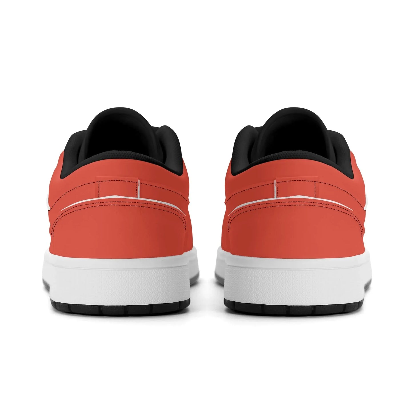 orange-red-low-top-leder-sneaker-fur-damen-sneaker-jlr-design-22113 - JLR Design
