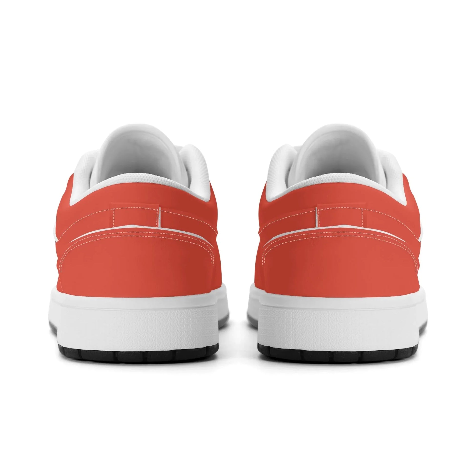 orange-red-low-top-leder-sneaker-fur-damen-sneaker-jlr-design-21762 - JLR Design