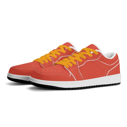 orange-red-low-top-leder-sneaker-fur-herren-sneaker-jlr-design-19985 - JLR Design