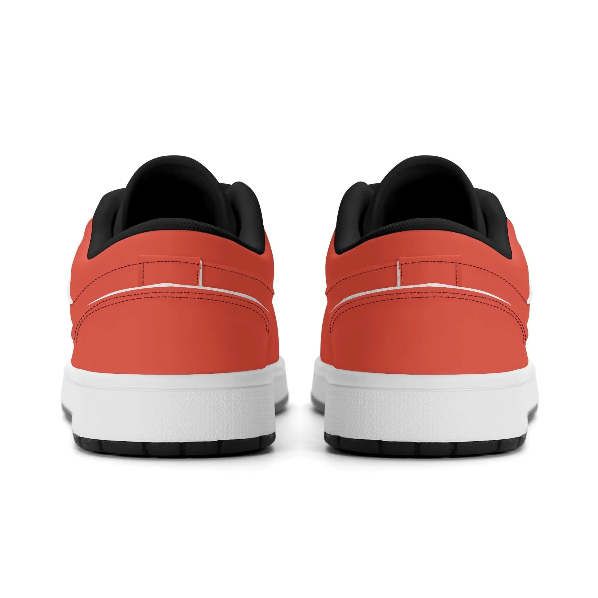 orange-red-low-top-leder-sneaker-fur-herren-sneaker-jlr-design-27266 - JLR Design