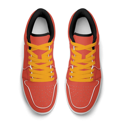 orange-red-low-top-leder-sneaker-fur-herren-sneaker-jlr-design-79201 - JLR Design