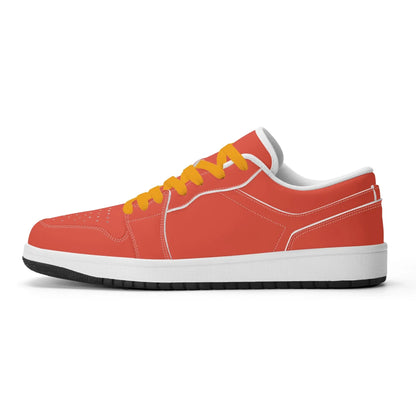 orange-red-low-top-leder-sneaker-fur-herren-sneaker-jlr-design-73357 - JLR Design