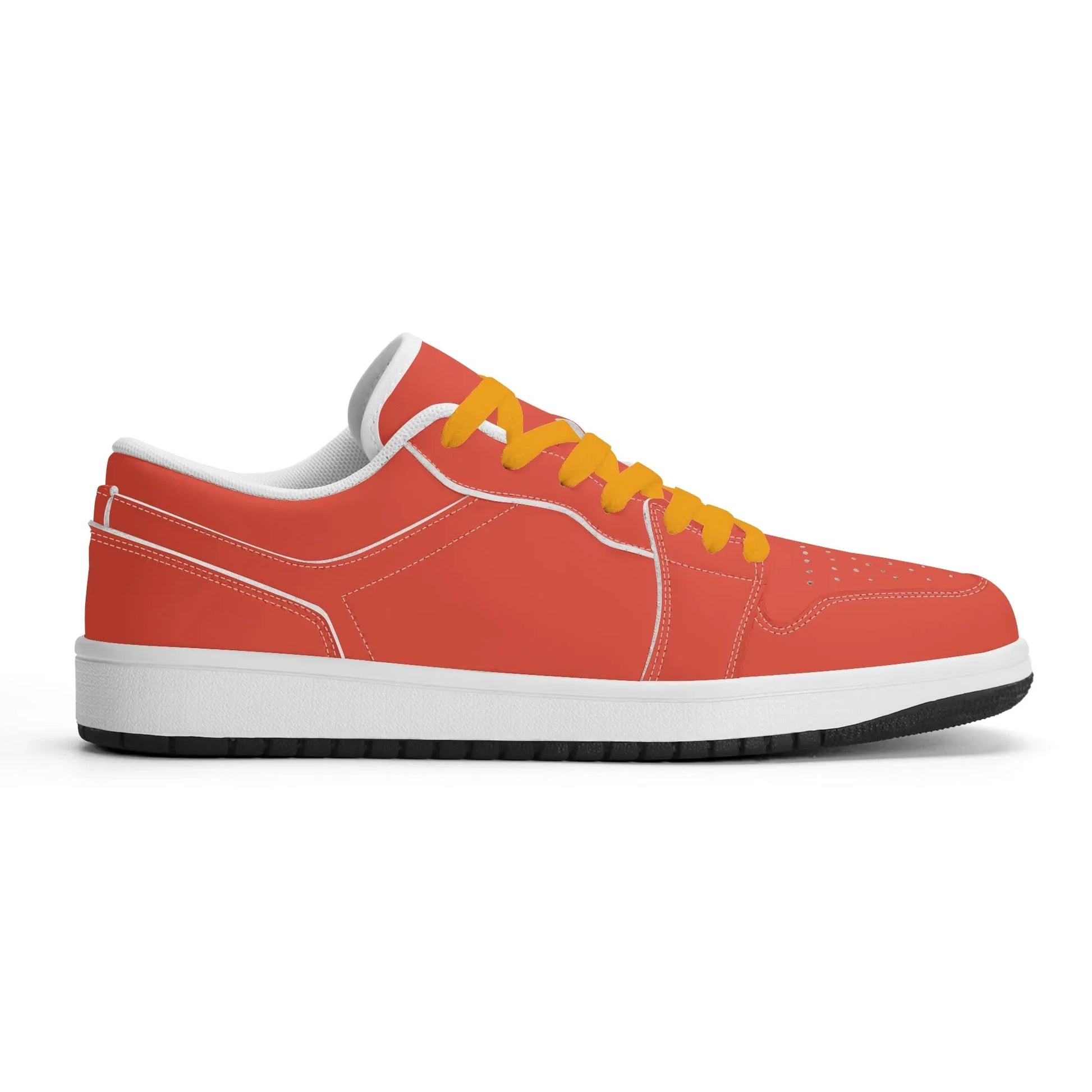 orange-red-low-top-leder-sneaker-fur-herren-sneaker-jlr-design-83462 - JLR Design