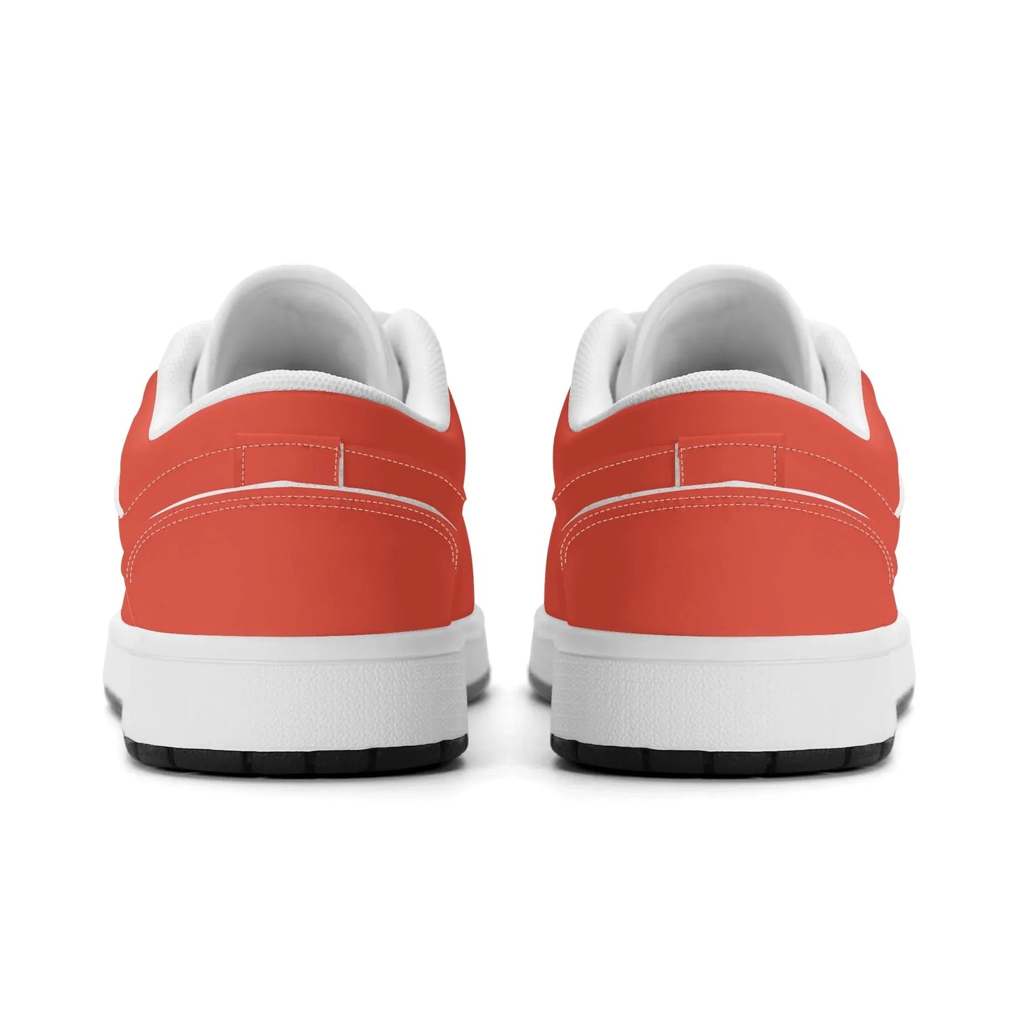 orange-red-low-top-leder-sneaker-fur-herren-sneaker-jlr-design-26022 - JLR Design