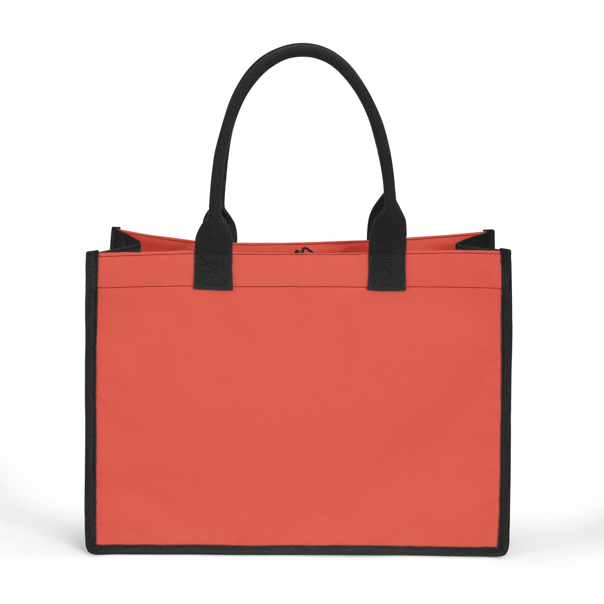 Orange Red Premium Canvas Shopper Tasche Einkaufstasche JLR Design