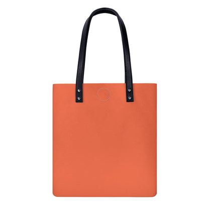 Orange Red PU Leder Handtasche Handtasche JLR Design