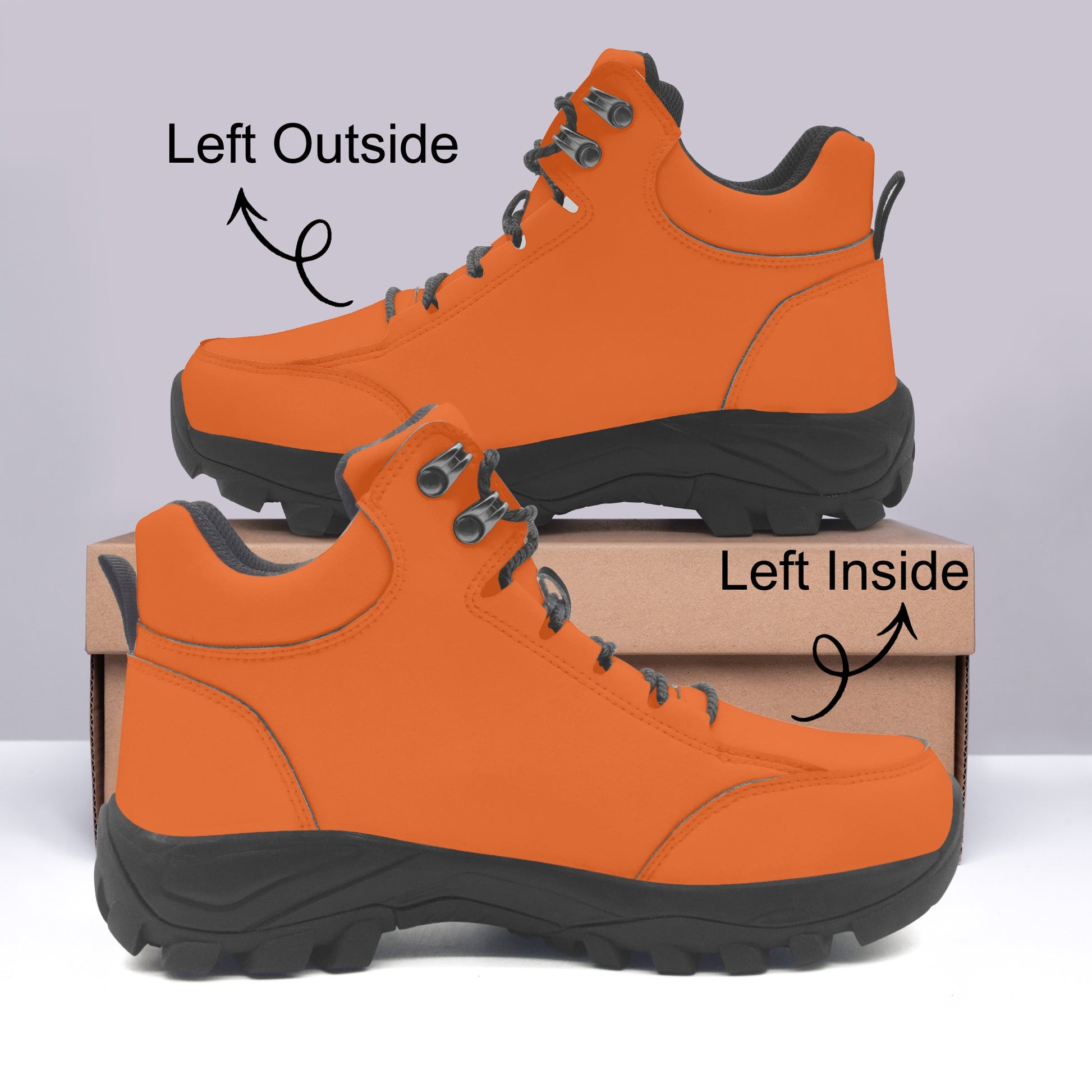 Orange Winter Stiefel Winter Stiefel JLR Design