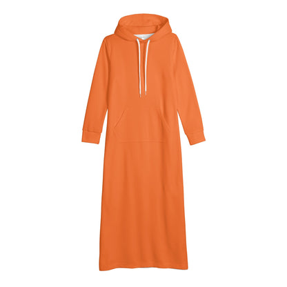 Oranges bequemes leichtes Hoodie Kleid Hoodiekleid JLR Design