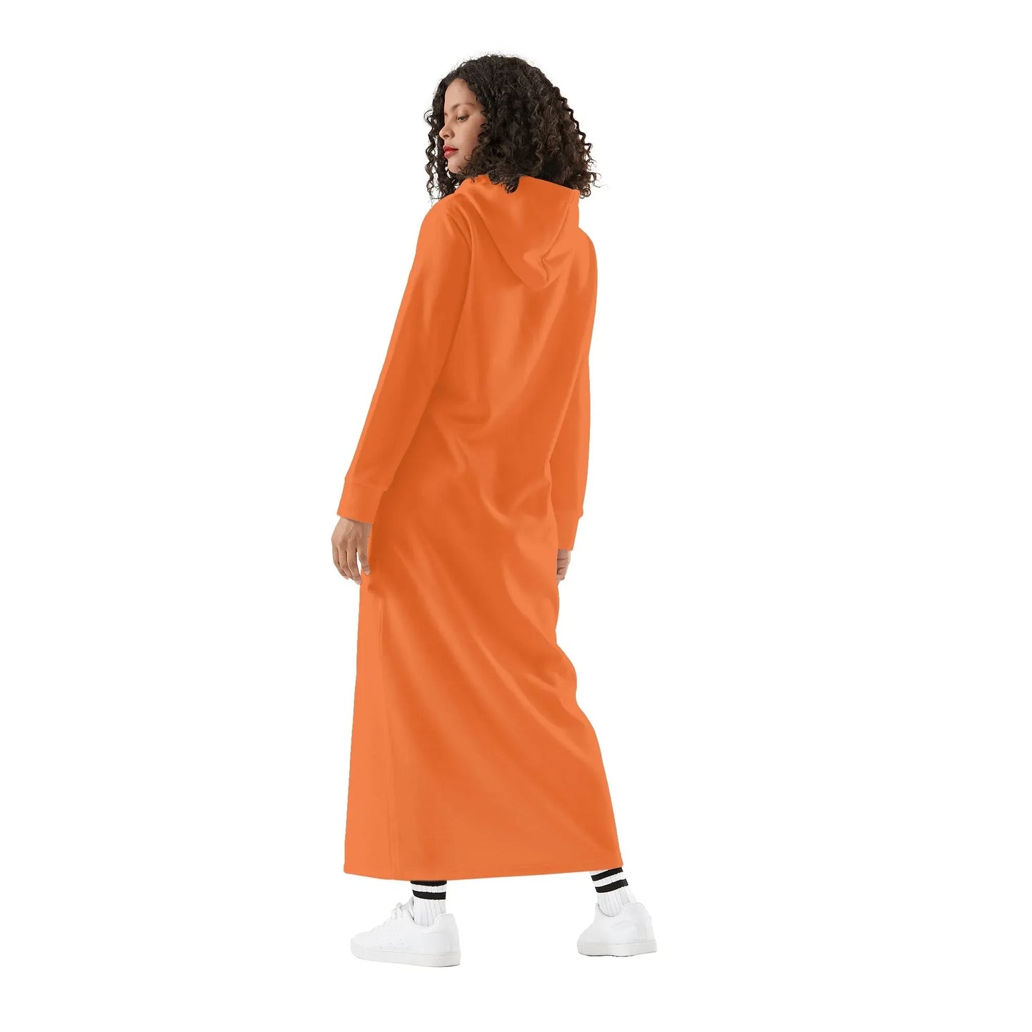 oranges-bequemes-leichtes-hoodie-kleid-hoodiekleid-jlr-design-77065 - JLR Design