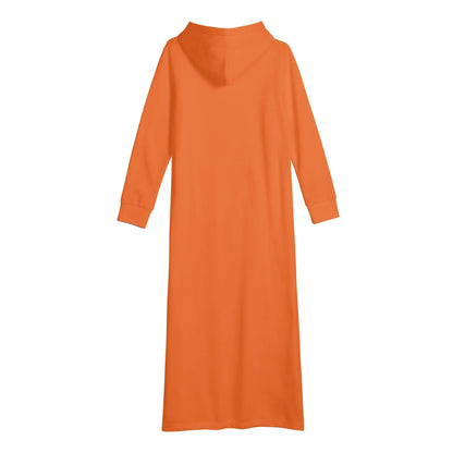 oranges-bequemes-leichtes-hoodie-kleid-hoodiekleid-jlr-design-43431 - JLR Design