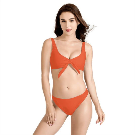 Outrageous Orange Bikini Badeanzug mit Schleife Bikini mit Schleife 47.99 Bikini, orange, Outrageous, Schleife JLR Design