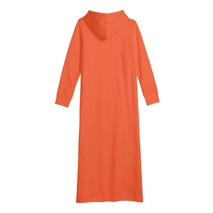 outrageous-orange-bequemes-leichtes-hoodie-kleid-hoodiekleid-jlr-design-14805 - JLR Design