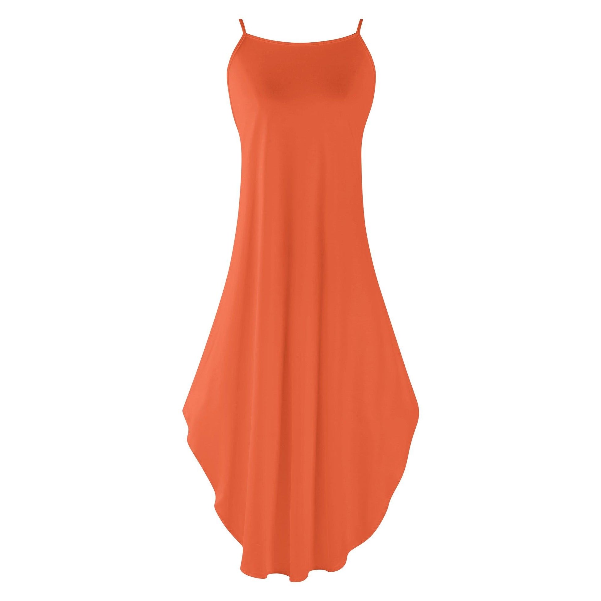 Outrageous Orange elegantes ärmelloses Abendkleid Abendkleid 69.99 Abendkleid, Elegant, orange, Outrageous, ärmellos JLR Design