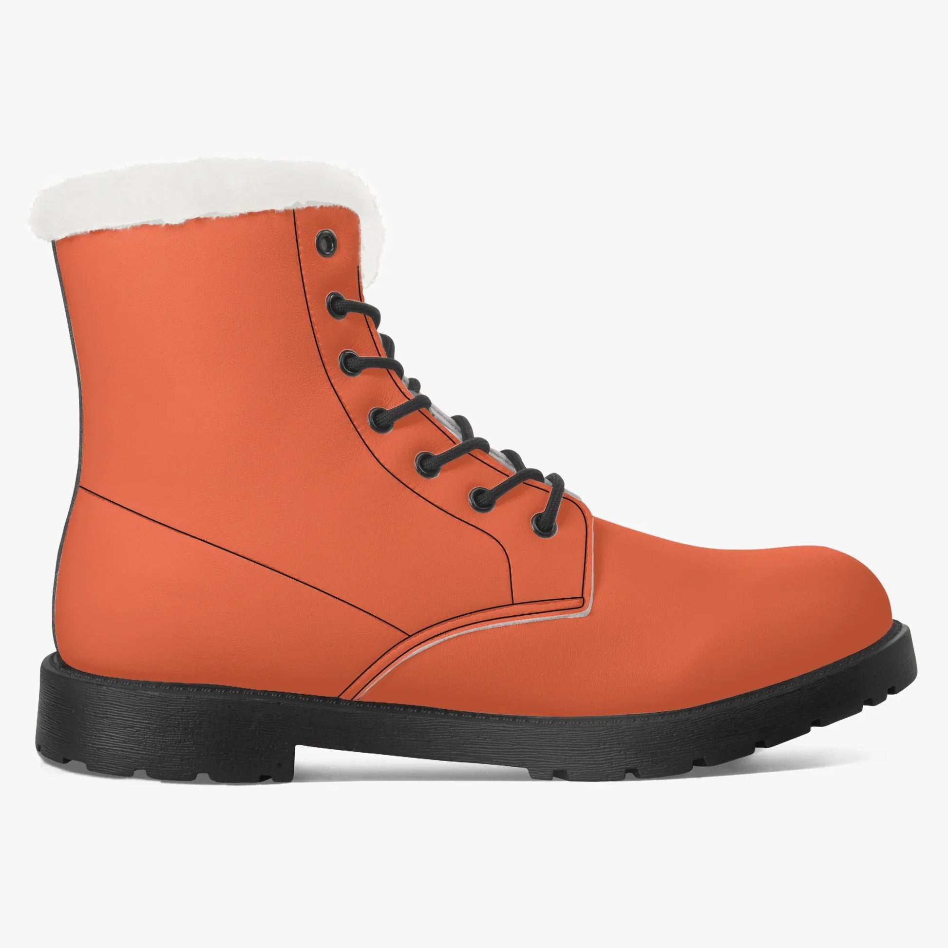 outrageous-orange-faux-fur-leder-boots-boots-jlr-design-8 - JLR Design