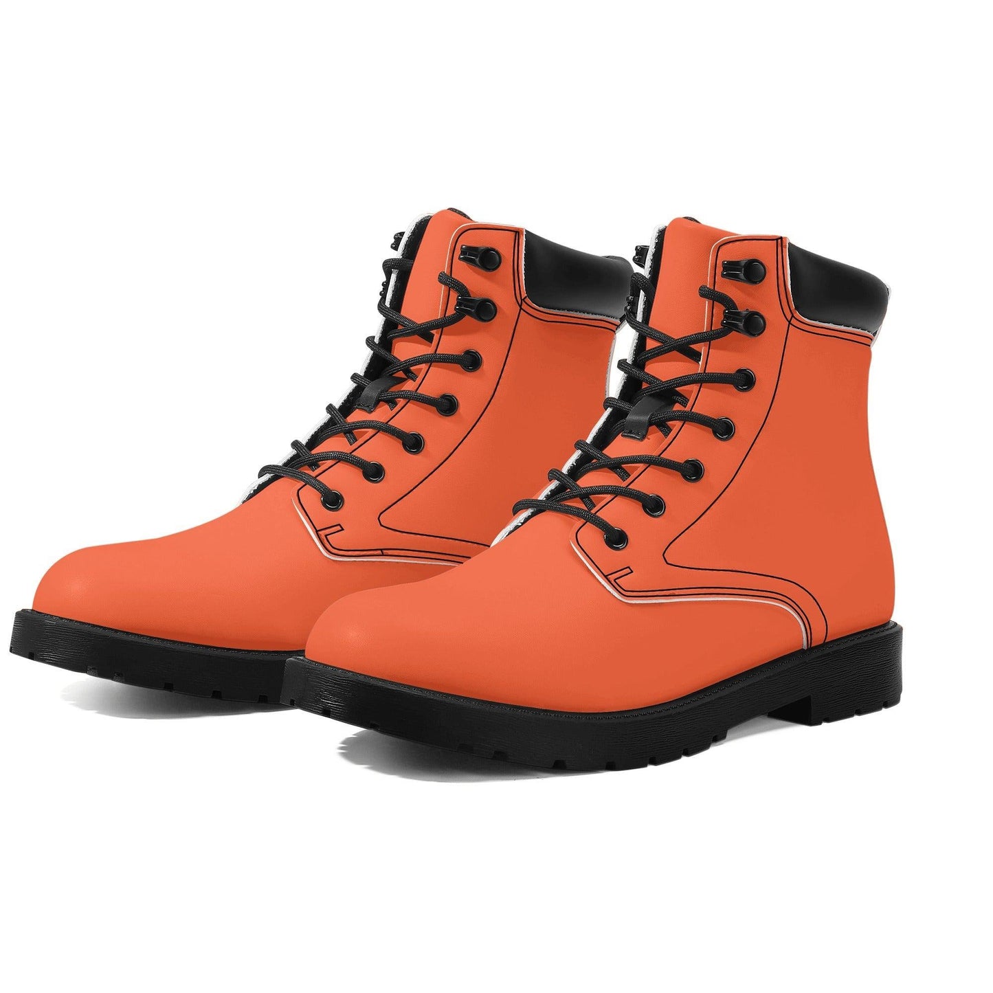 Outrageous Orange Ganzjahres Stiefel für Herren Lederstiefel 74.99 Ganzjahres, Herren, Lederstiefel, Orange, Outrageous JLR Design