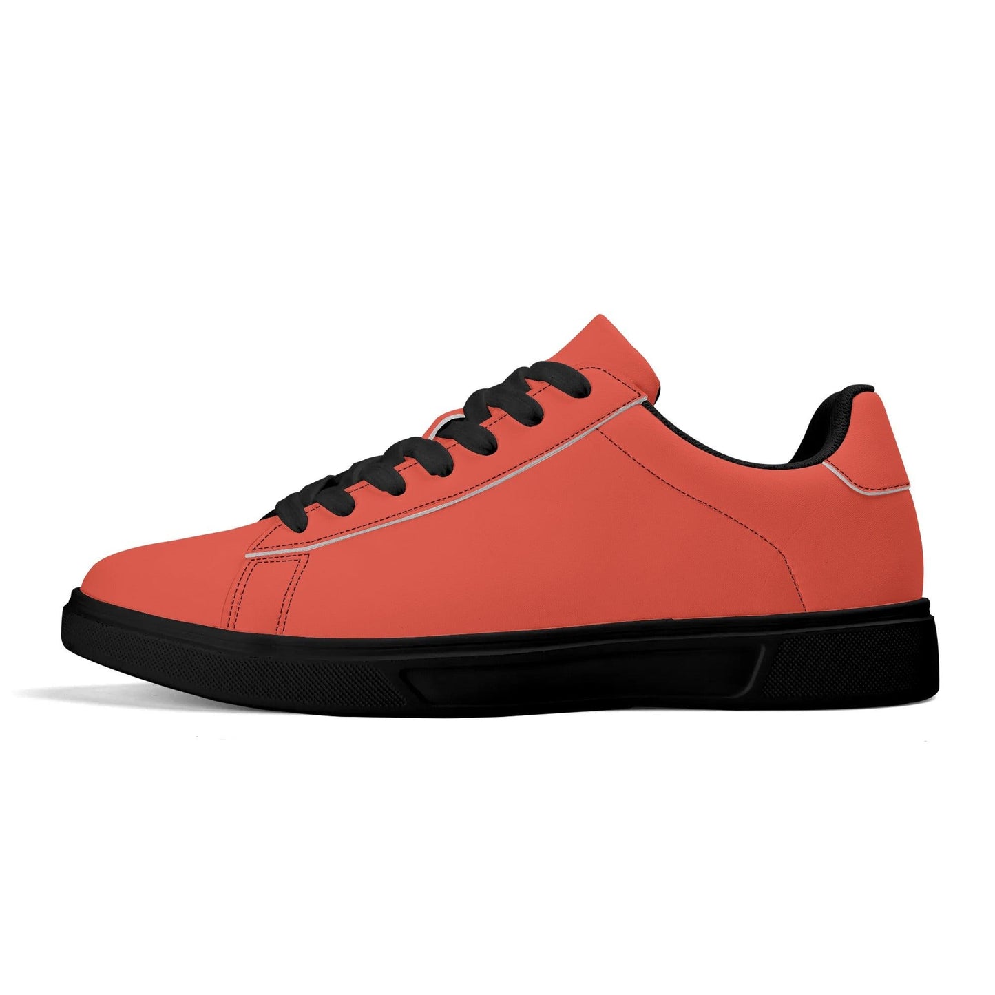 Outrageous Orange Low Top Leather Sneaker Low Top Sneaker 74.99 Leather, Low, orange, Outrageous, Sneaker, Top JLR Design