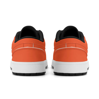 outrageous-orange-low-top-leder-sneaker-fur-damen-sneaker-jlr-design-33997 - JLR Design