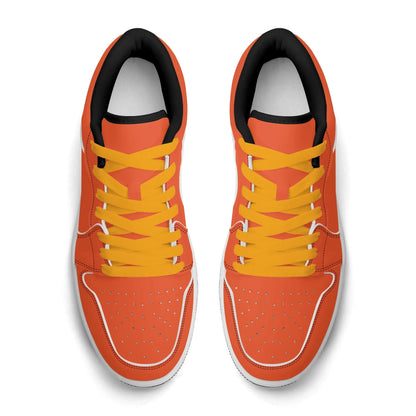 outrageous-orange-low-top-leder-sneaker-fur-herren-sneaker-jlr-design-58876 - JLR Design