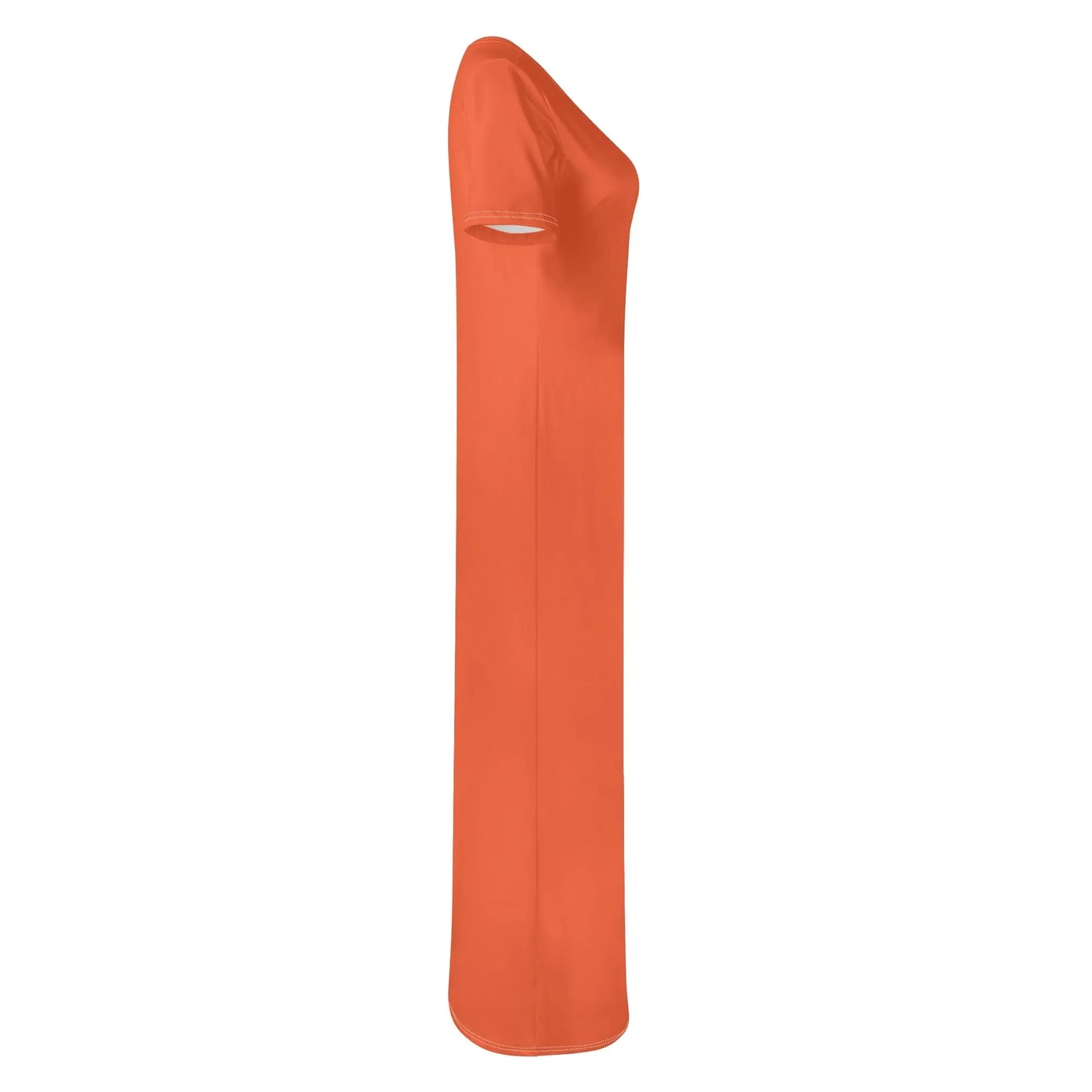 outrageous-orange-short-sleeve-long-dress-long-dress-jlr-design-16491 - JLR Design