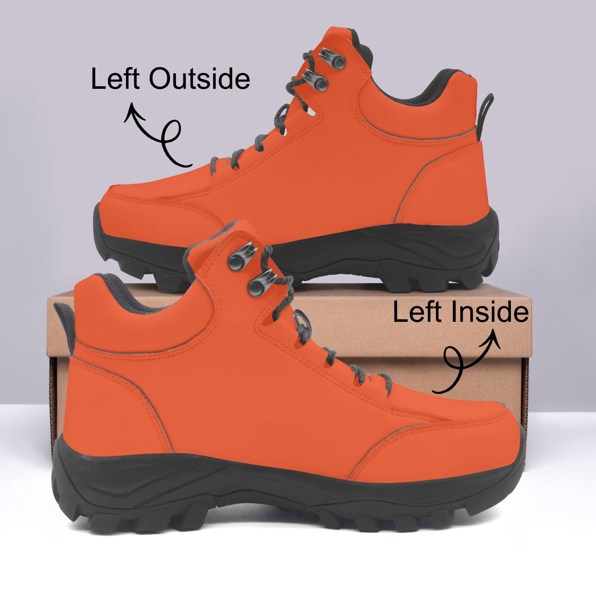 Outrageous Orange Winter Stiefel Winter Stiefel JLR Design