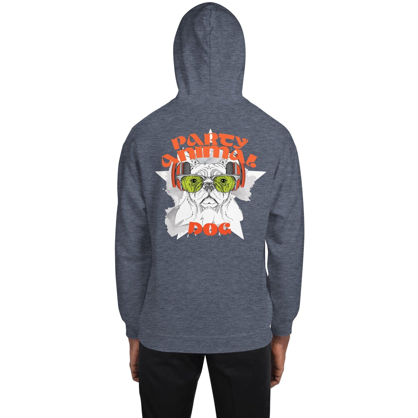 Party Animal Dog Hoodie Hoodie 69.99 Animal, Dog, Hoodie, Party JLR Design