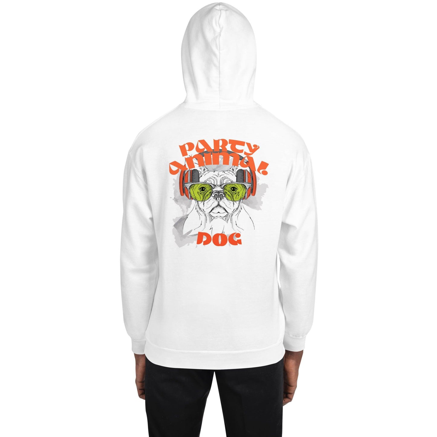 Party Animal Dog Hoodie Hoodie 69.99 Animal, Dog, Hoodie, Party JLR Design