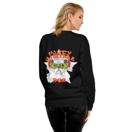 Party Animal Dog Premium-Pullover Pullover 74.99 Animal, Dog, Party, Pullover JLR Design