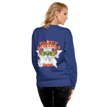 Party Animal Dog Premium-Pullover Pullover 74.99 Animal, Dog, Party, Pullover JLR Design