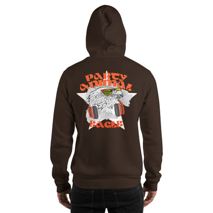 Party Animal Eagle Hoodie Hoodie 69.99 Eagle, Hoodie, Party JLR Design