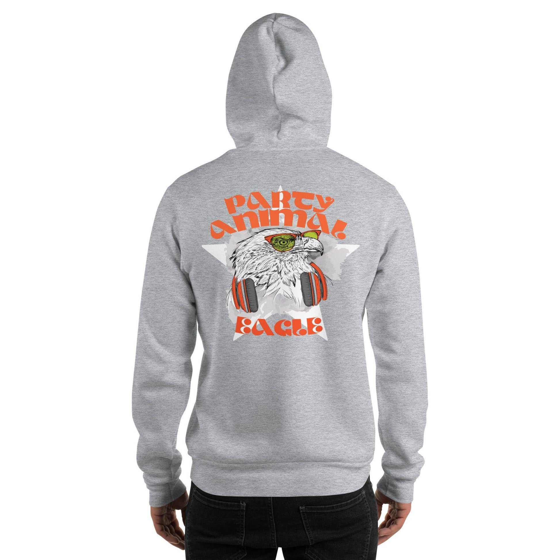 party-animal-eagle-hoodie-hoodie-jlr-design-55627 - JLR Design