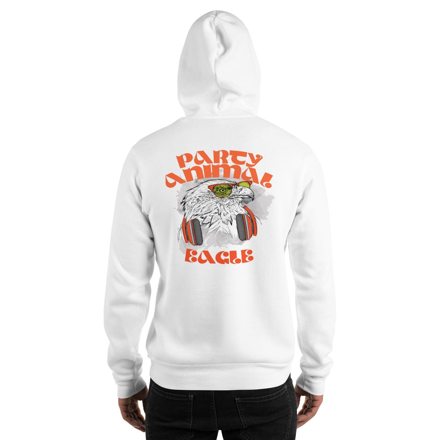 Party Animal Eagle Hoodie Hoodie 69.99 Eagle, Hoodie, Party JLR Design