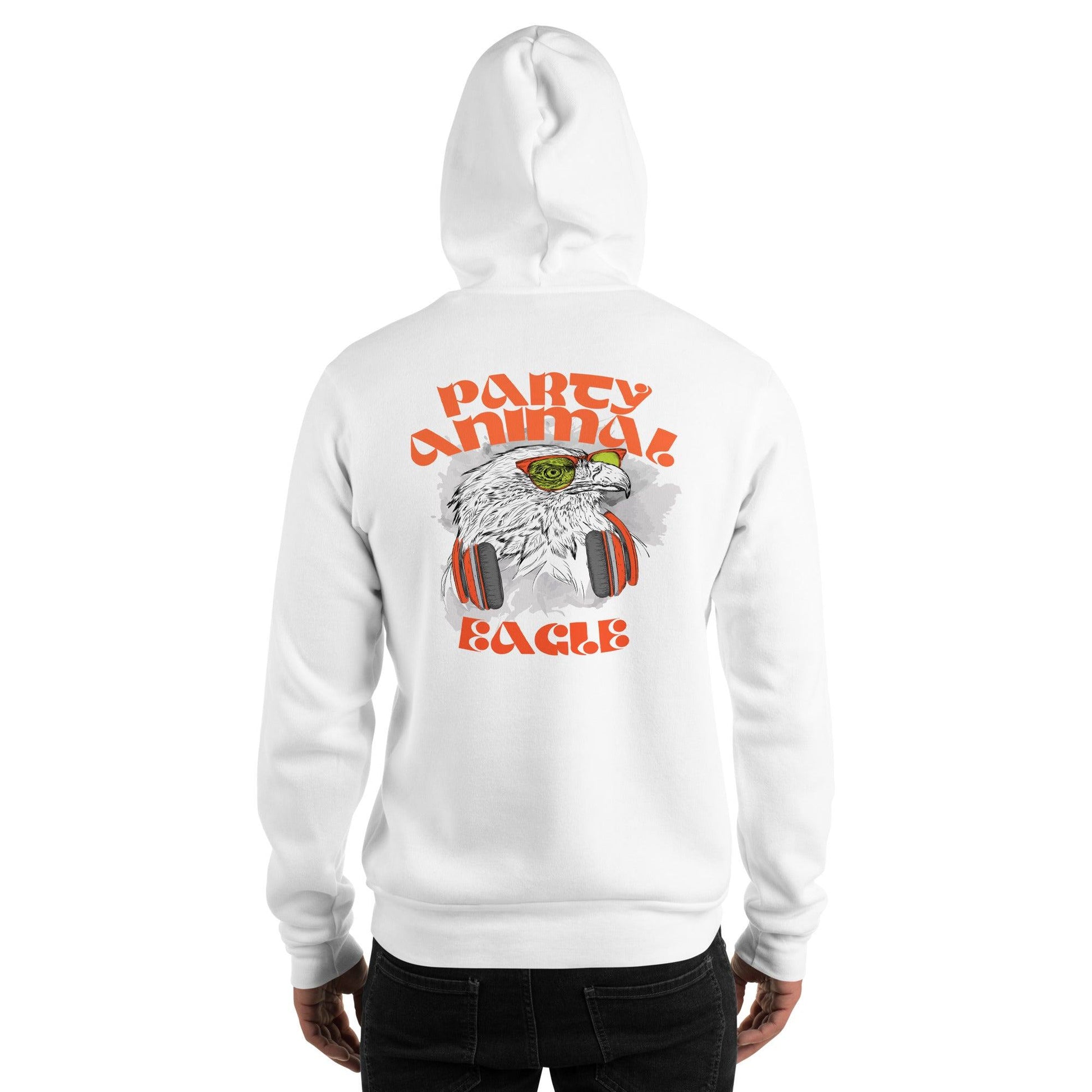 Party Animal Eagle Hoodie Hoodie JLR Design