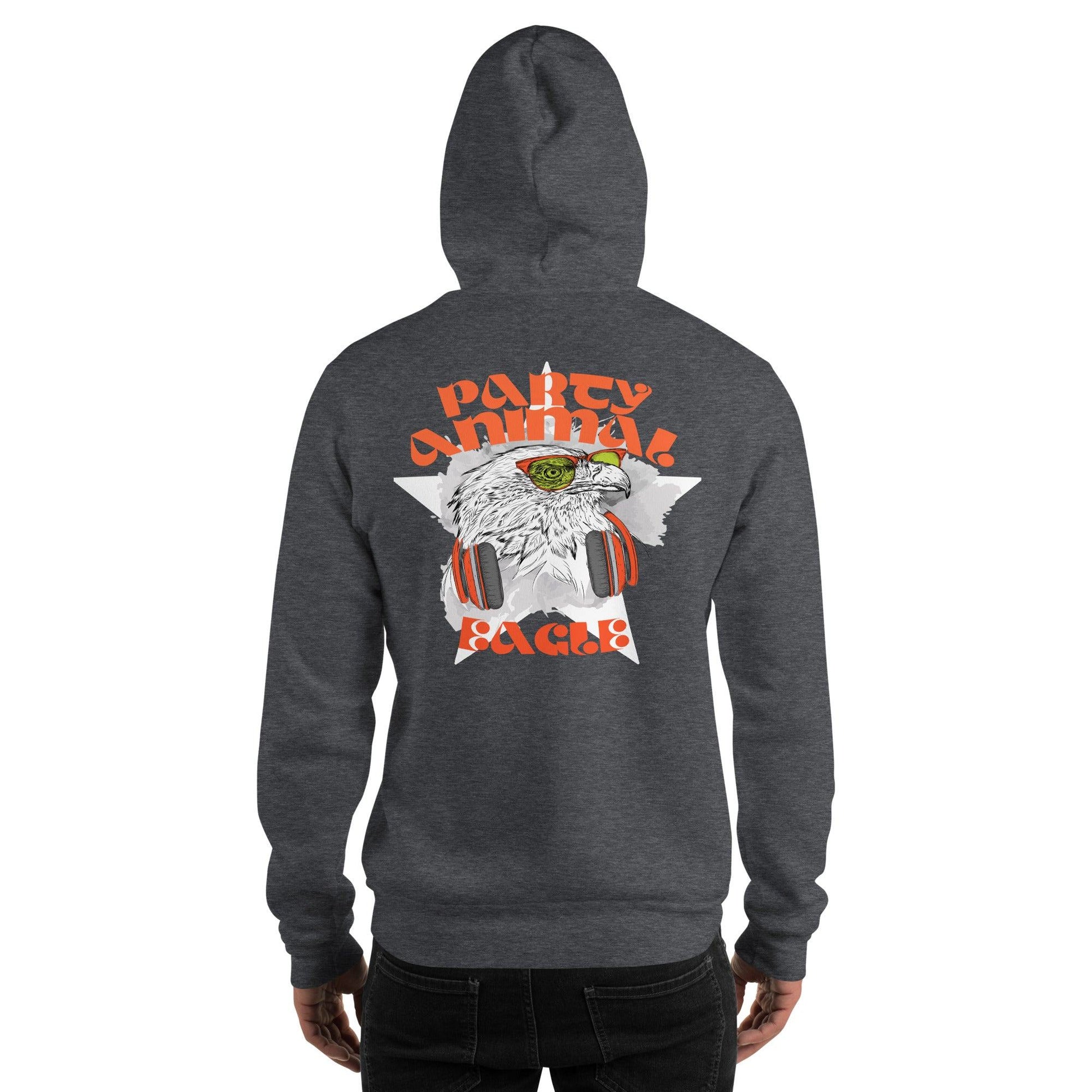 Party Animal Eagle Hoodie Hoodie JLR Design