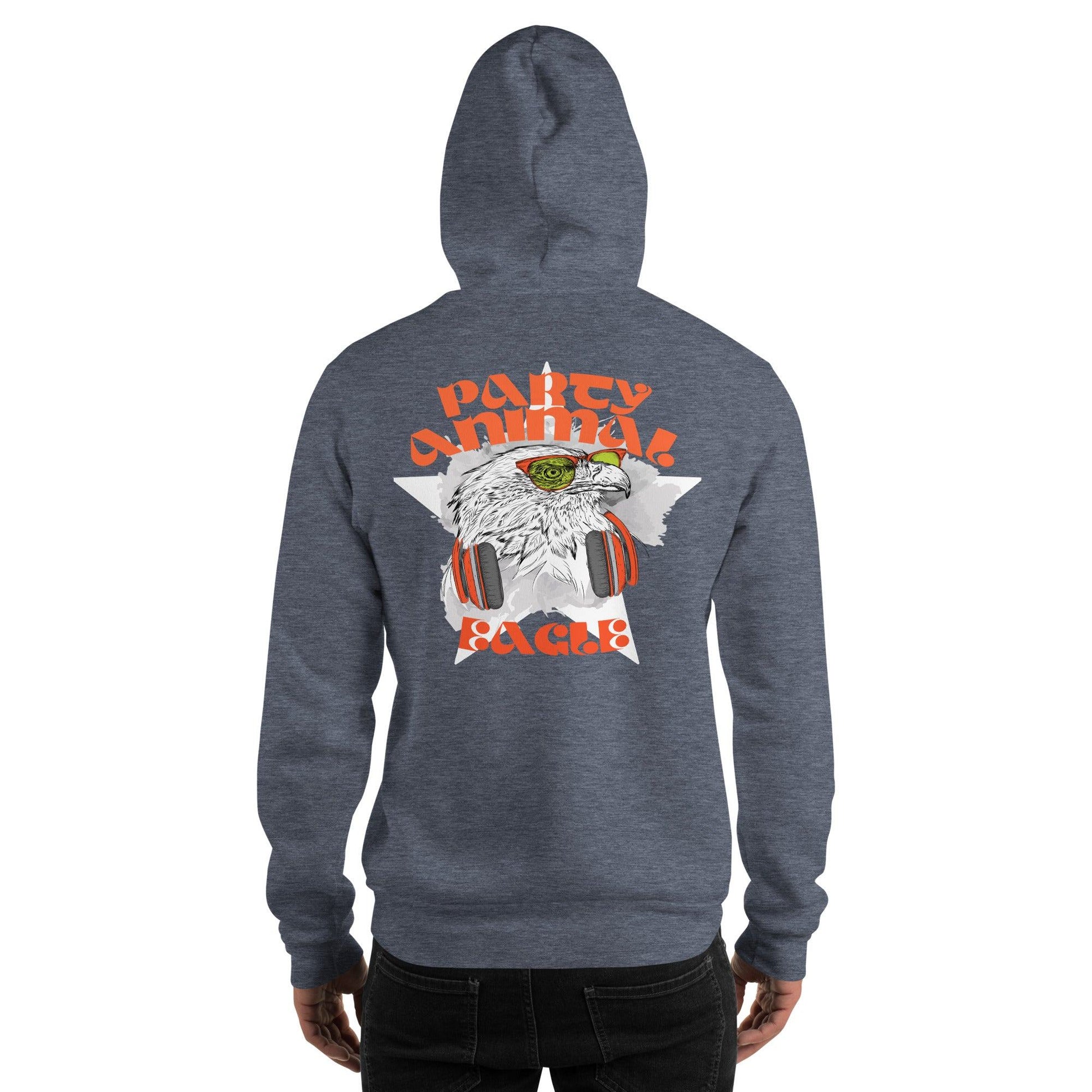 Party Animal Eagle Hoodie Hoodie JLR Design